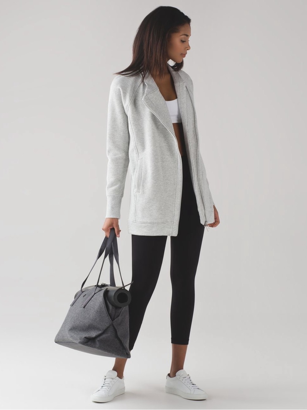 351. Lululemon Back To It Wrap Heathered Vapor